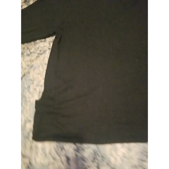 Roaman's WOMEN'S Black LONG SLEEVE V NECK 2 Pockets Light SWEATER Size 34/36 -4X - Picture 7 of 16